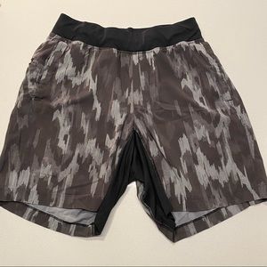 Lululemon - Camo Black Shorts - Small